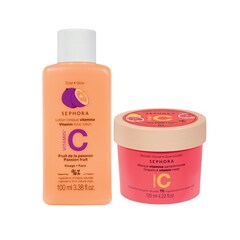 Glowing skin Vit C bundle GLOWING+GLOWBOOSTER, SEPHORA COLLECTION